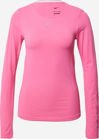 NIKE - Camiseta funcional 'Aura' en rosa: frente