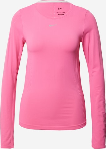 NIKE Performance shirt 'Aura' in Pink: front