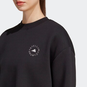 ADIDAS BY STELLA MCCARTNEY Sportsweatshirt in Schwarz