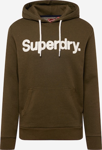 Superdry Sweatshirt in Green: front