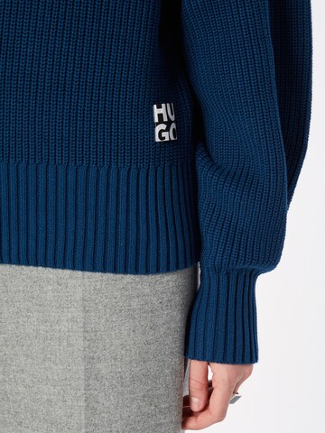 HUGO Sweater 'Sorgana' in Blue