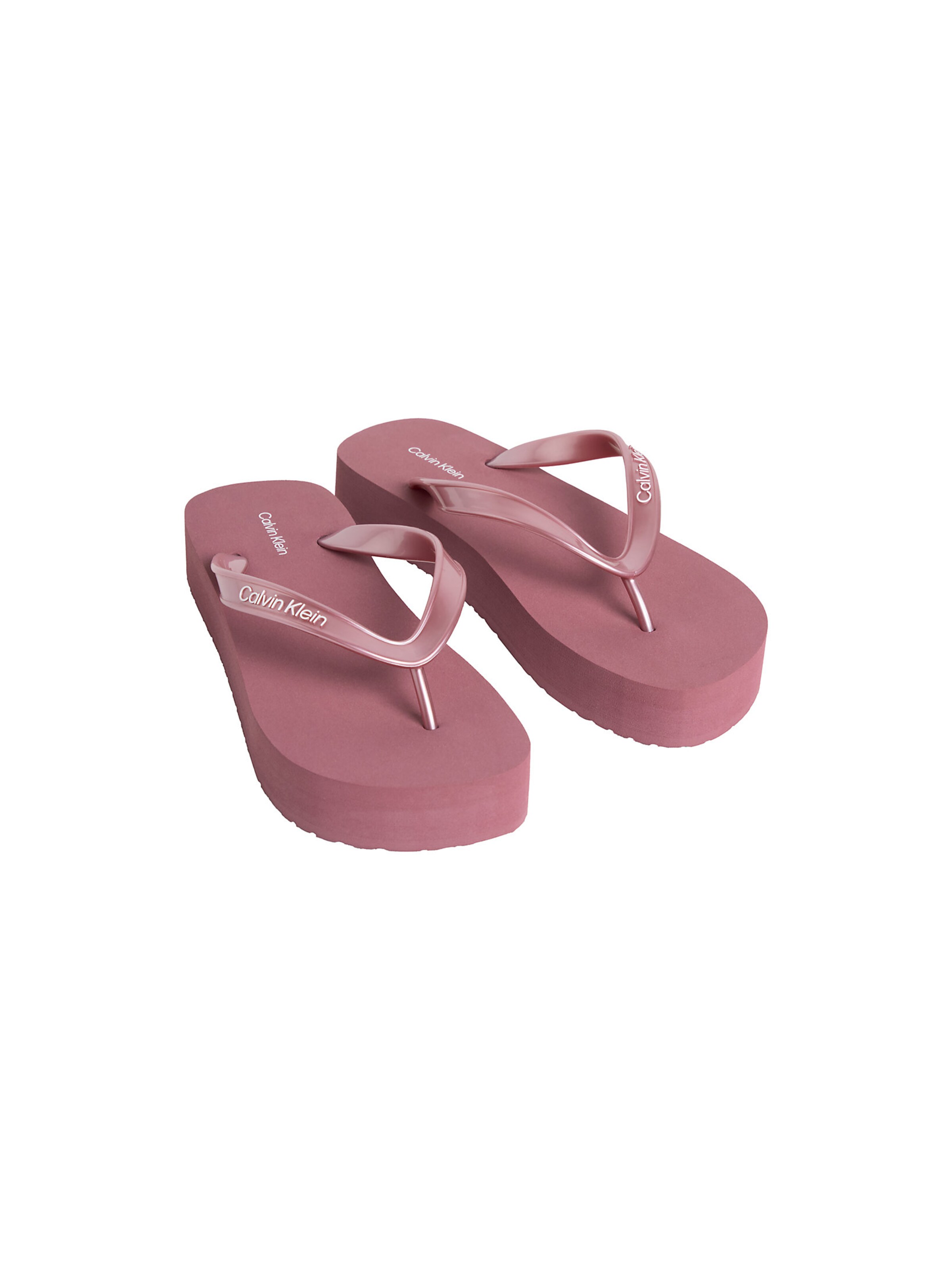 Calvin Klein T-bar sandals in Pink
