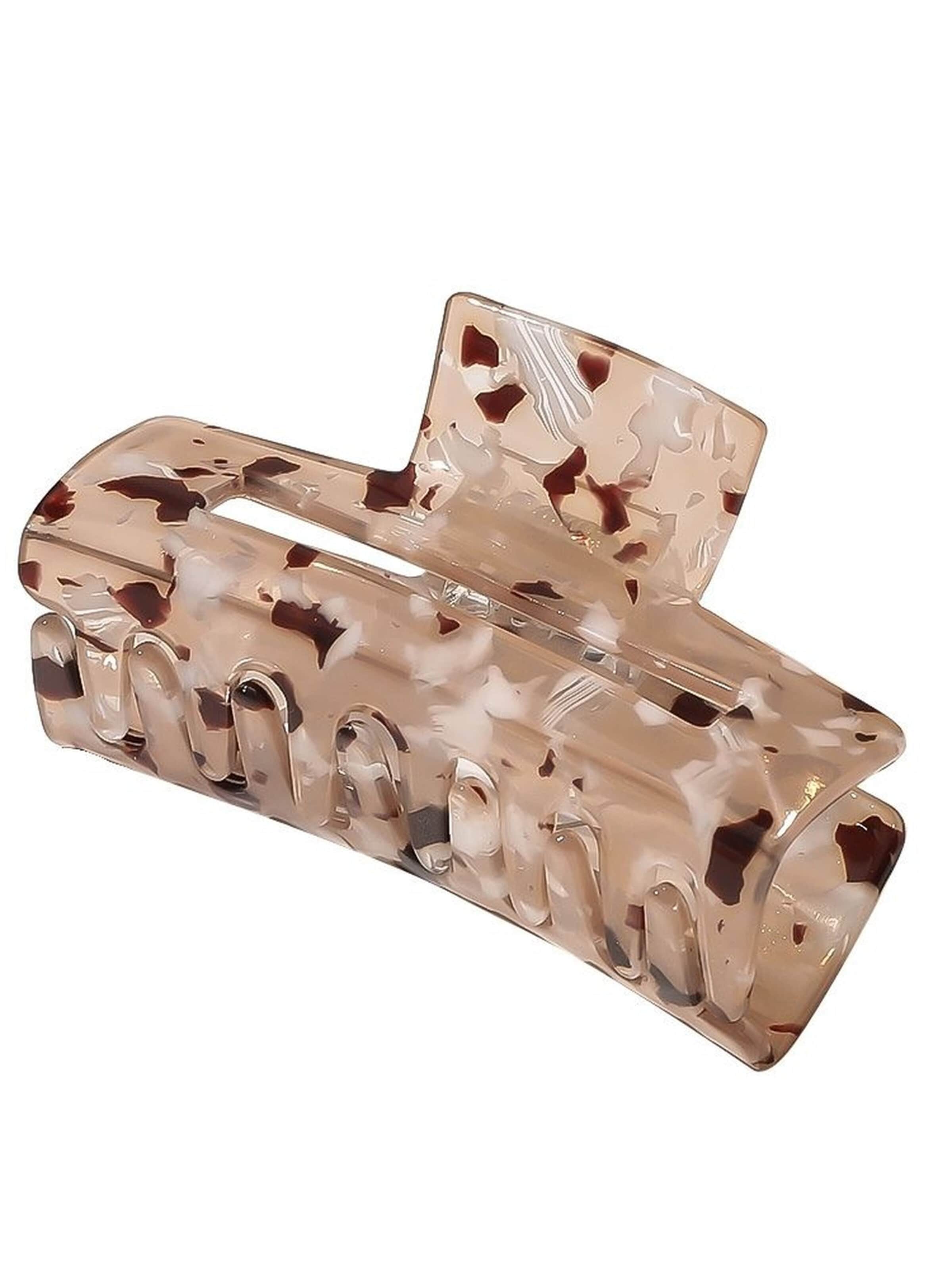 Ornement pour cheveux 'Aria Hair Clip - Light Tortoise' soho Hair accesoires en marron : devant