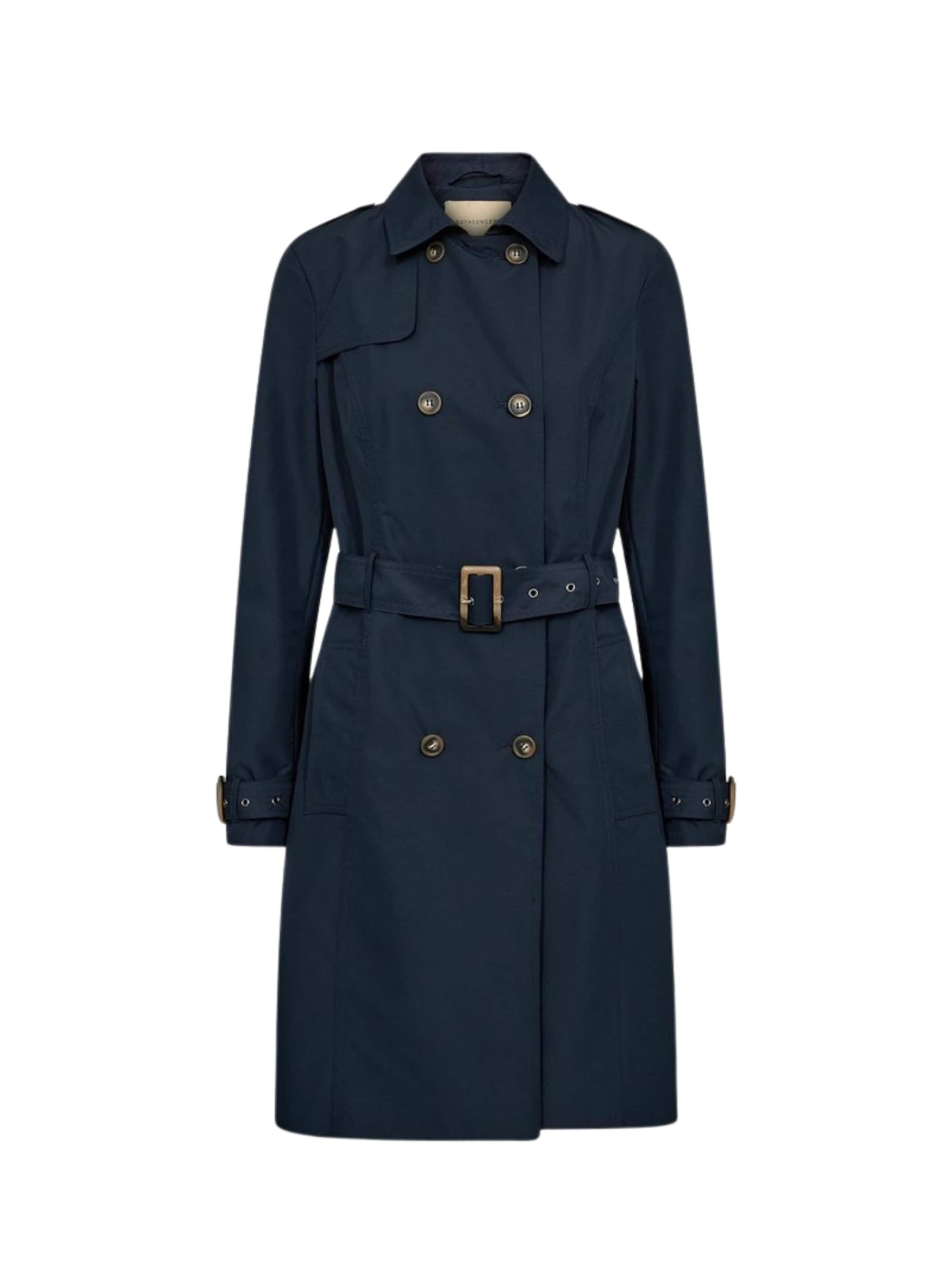 Cappotto di mezza stagione ' SC-SEVIN ' di Soyaconcept in blu: frontale