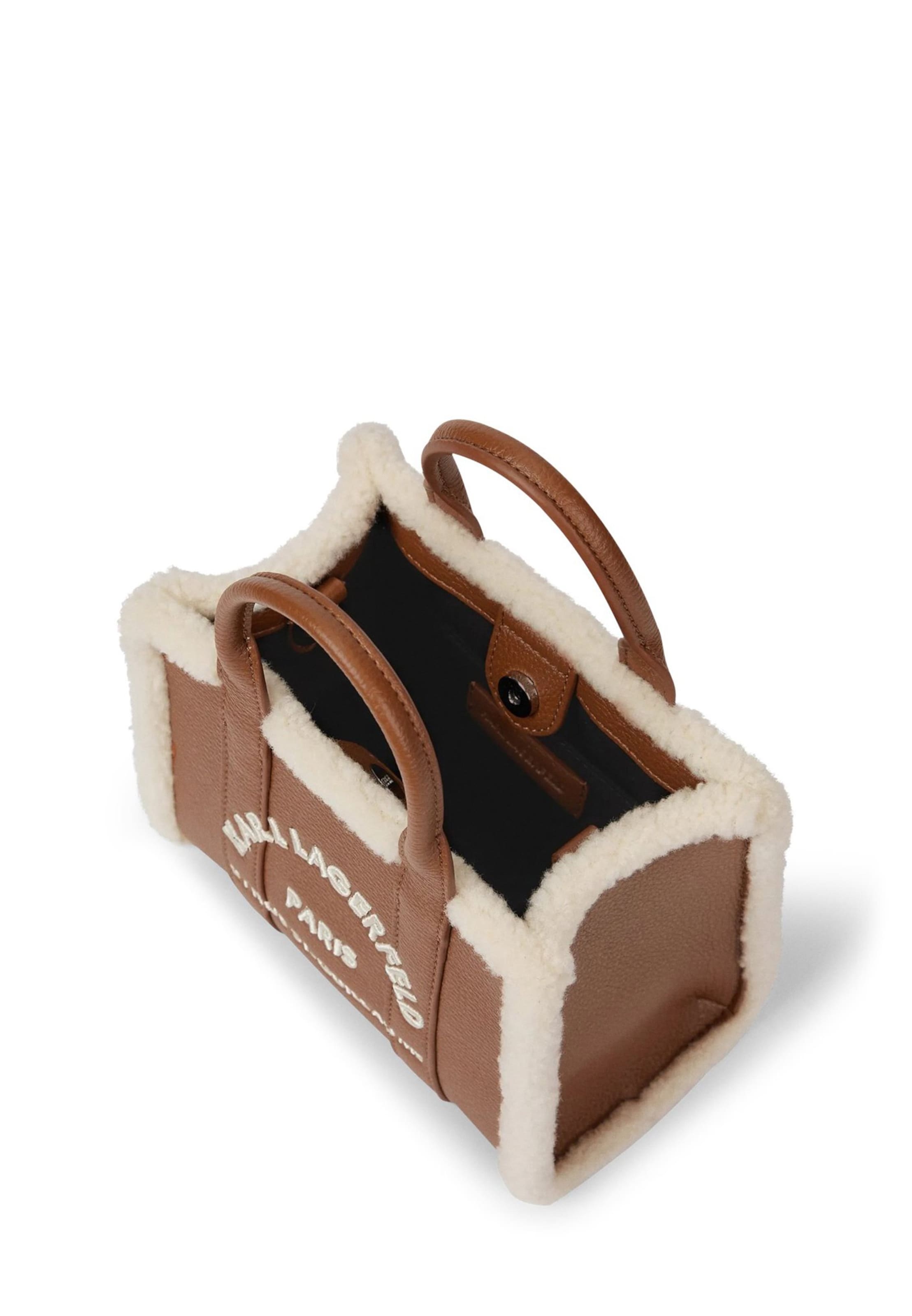 Karl Lagerfeld - Bolso de mano 'Rue St-Guillaume' en marrón