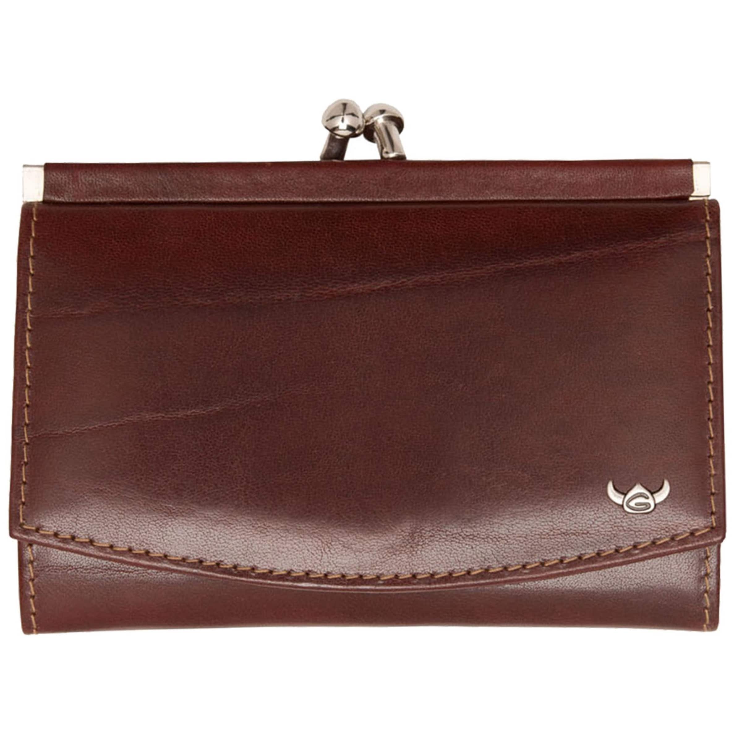 GOLDEN HEAD Wallet 'Colorado' in Brown: front