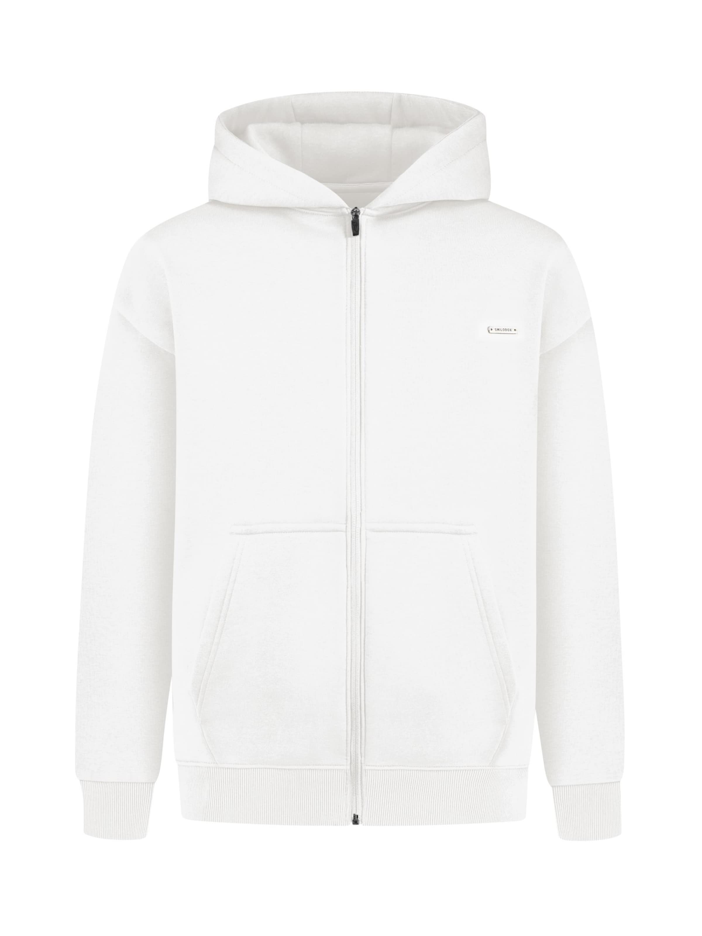 Smilodox Sweat jacket in Beige: front