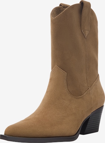 Pull&Bear Cowboy saappaat värissä ruskea: etupuoli