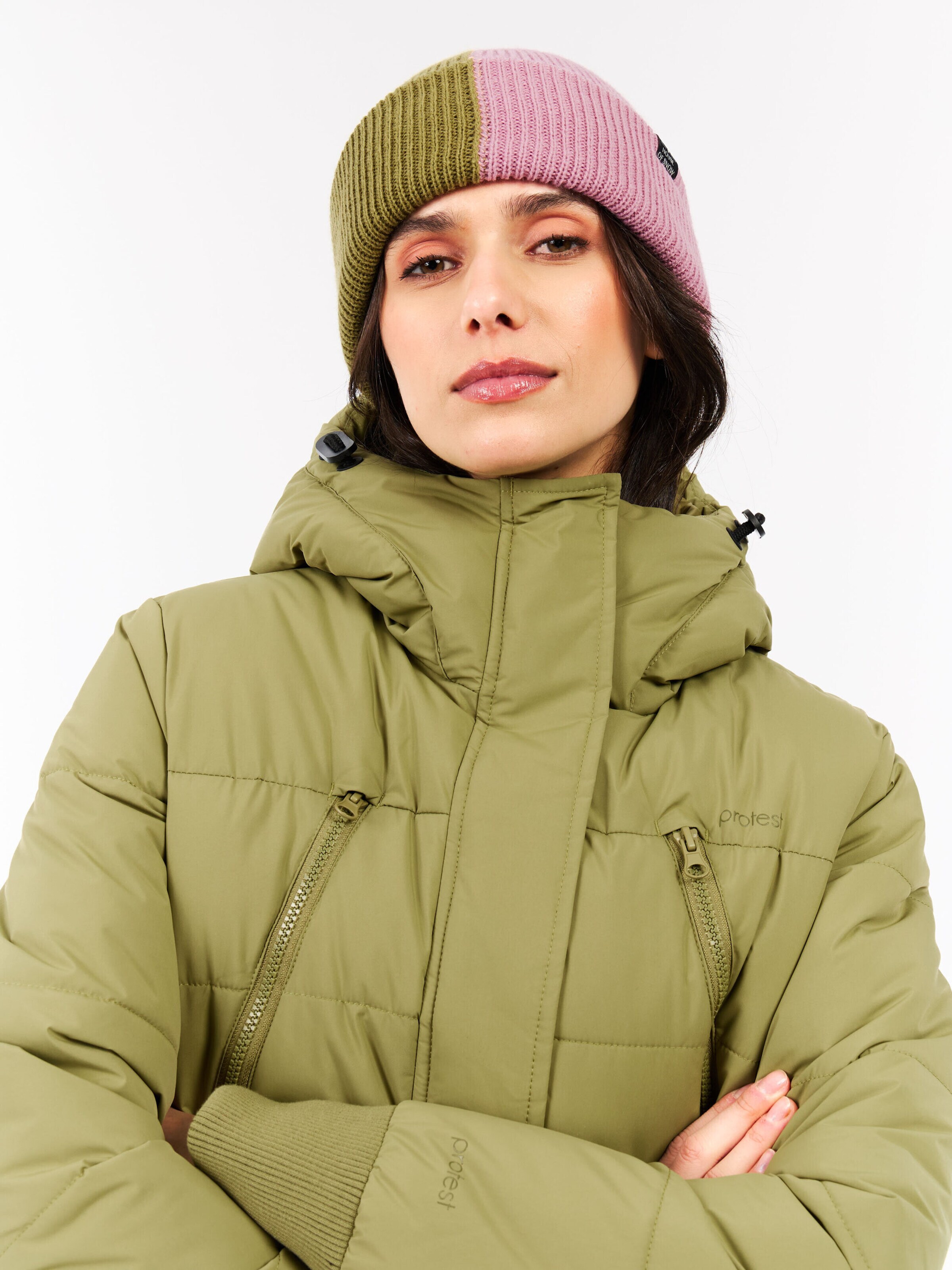 Manteau d’hiver 'PRTKooky' PROTEST en vert