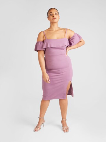 WAL G. Cocktail Dress 'ANDY' in Pink: front