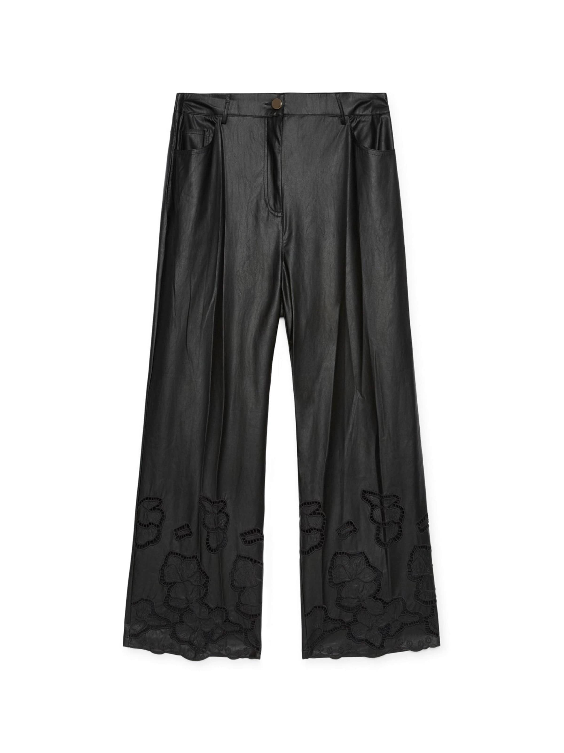 Fiorella Rubino - Tapered Pantalón en negro: frente