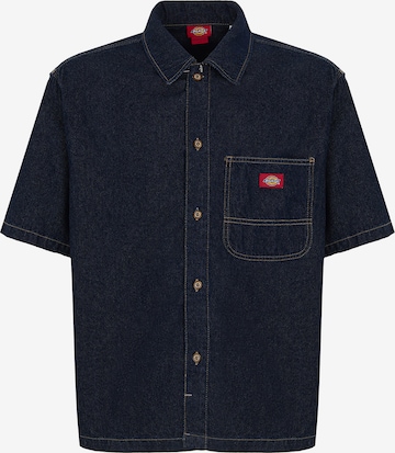 mėlyna DICKIES Standartinis modelis Marškiniai: priekis