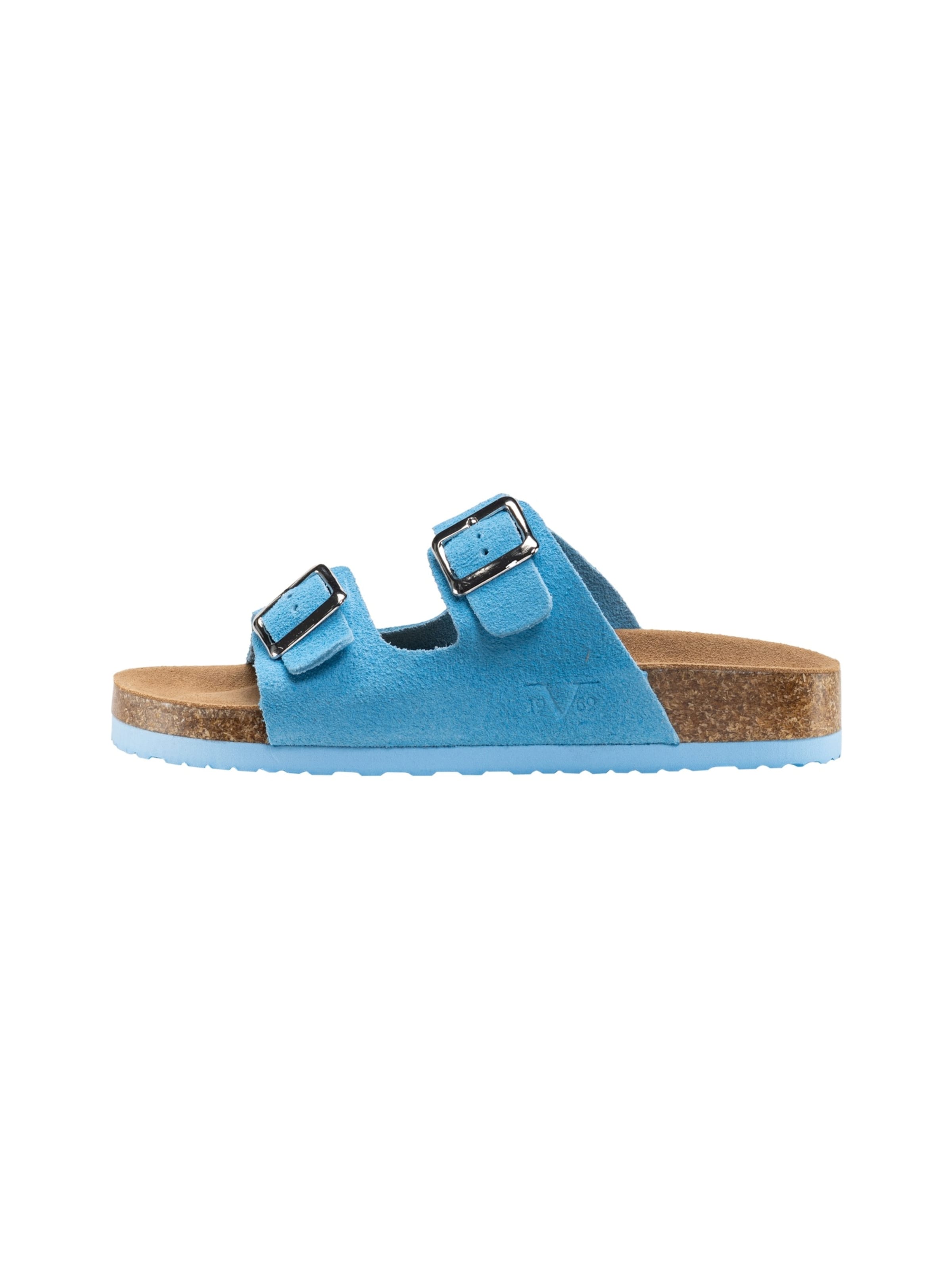 Mule 'Sassari' 19V69 ITALIA en bleu : devant