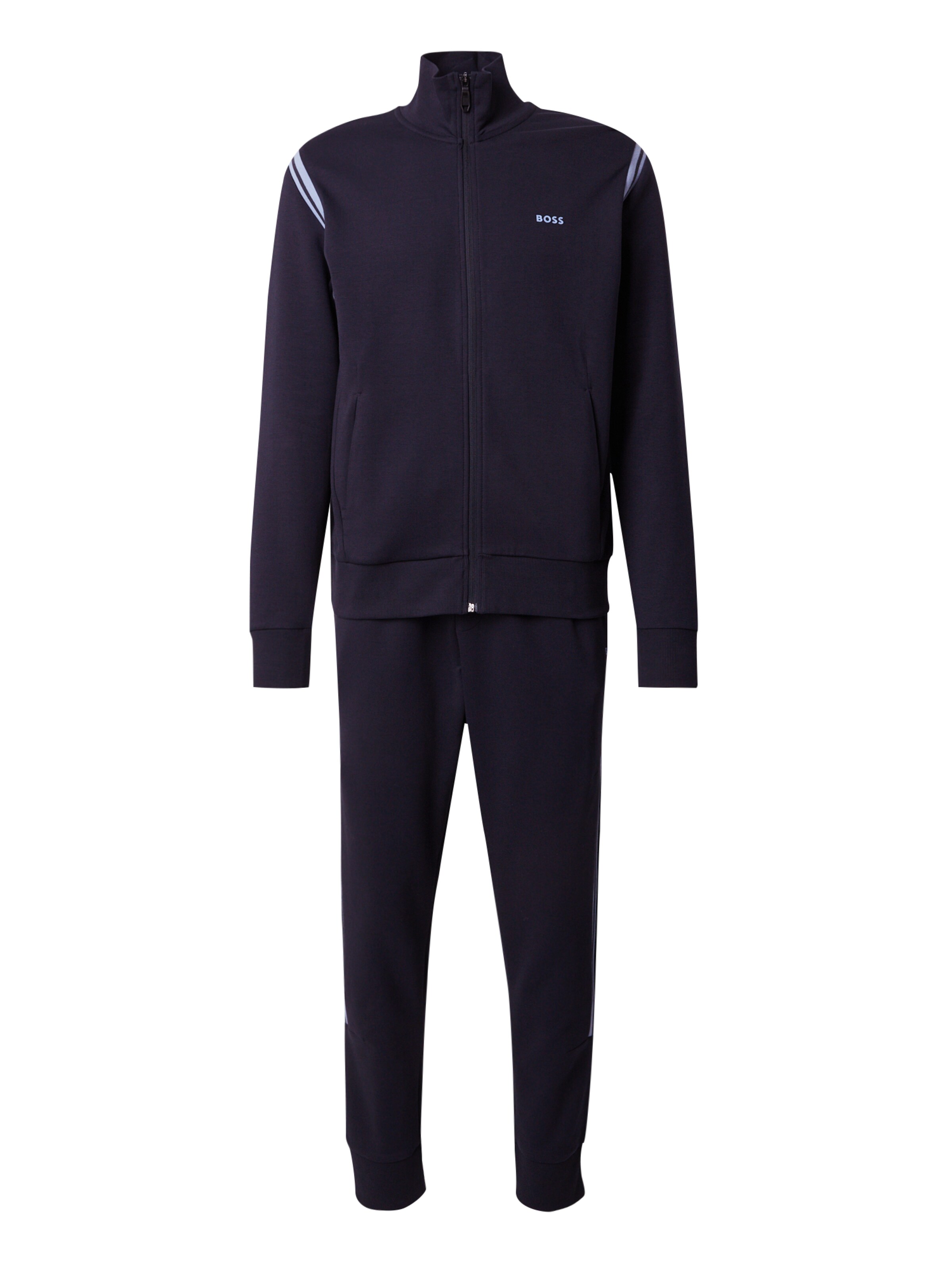 BOSS Sweatsuit in Blue: front
