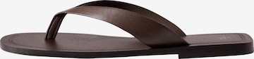 Tongs The Set en marron : devant