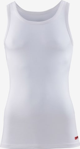 T-Shirt fonctionnel 'Singlet' Blackspade en blanc : devant