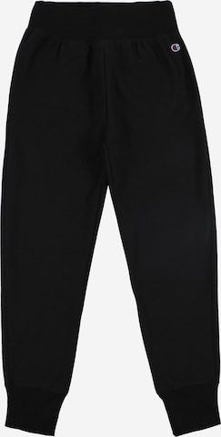 Champion Authentic Athletic Apparel Tapered Trousers in Black: front