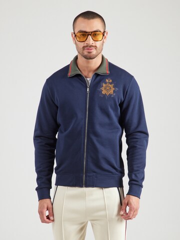 Veste de survêtement La Martina en bleu : devant