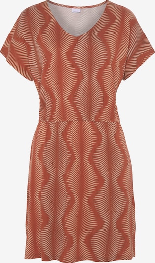 LASCANA Noční košilka - béžová / tmavě oranžová, Produkt