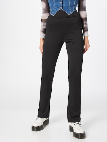 ABOUT YOU Normalny krój Spodnie 'Jolina' w kolorze czarny: przód