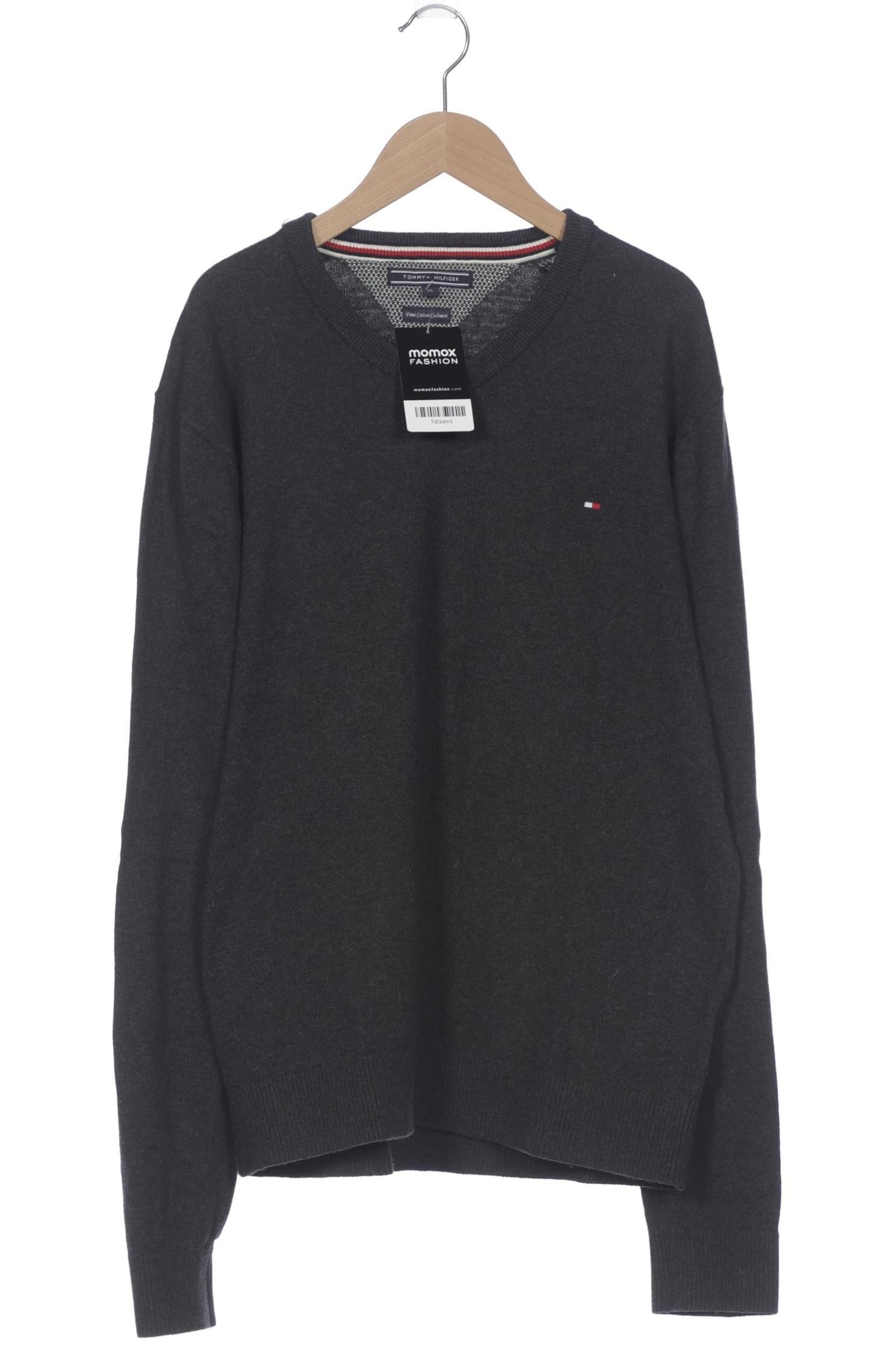 TOMMY HILFIGER Sweater & Cardigan in XL in Grey: front