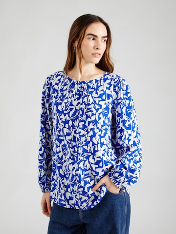 COMMA Blouse in Blue: front