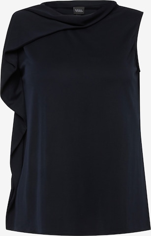 Ulla Popken Knitted Top in Blue: front