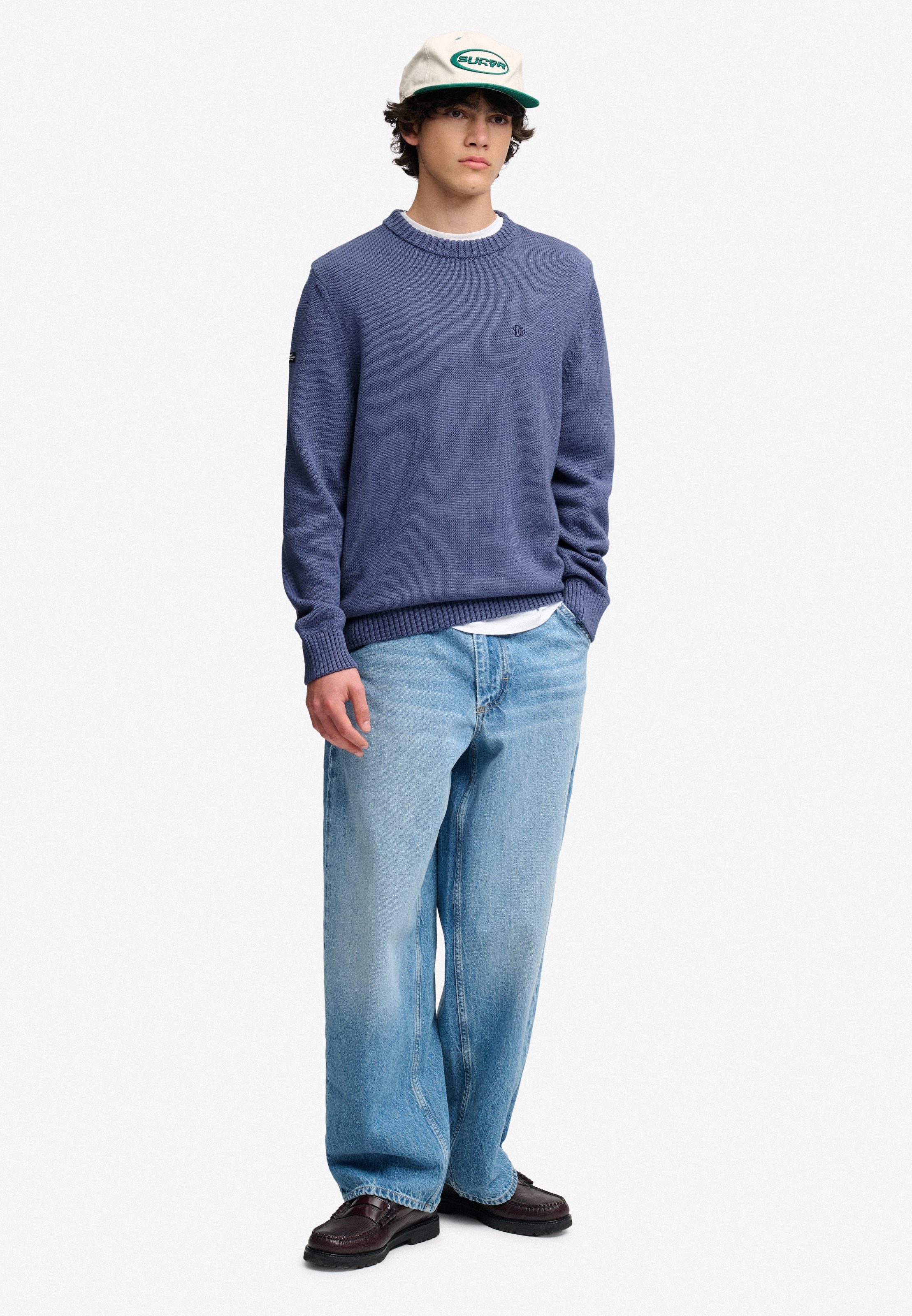 mėlyna Superdry & Co Megztinis