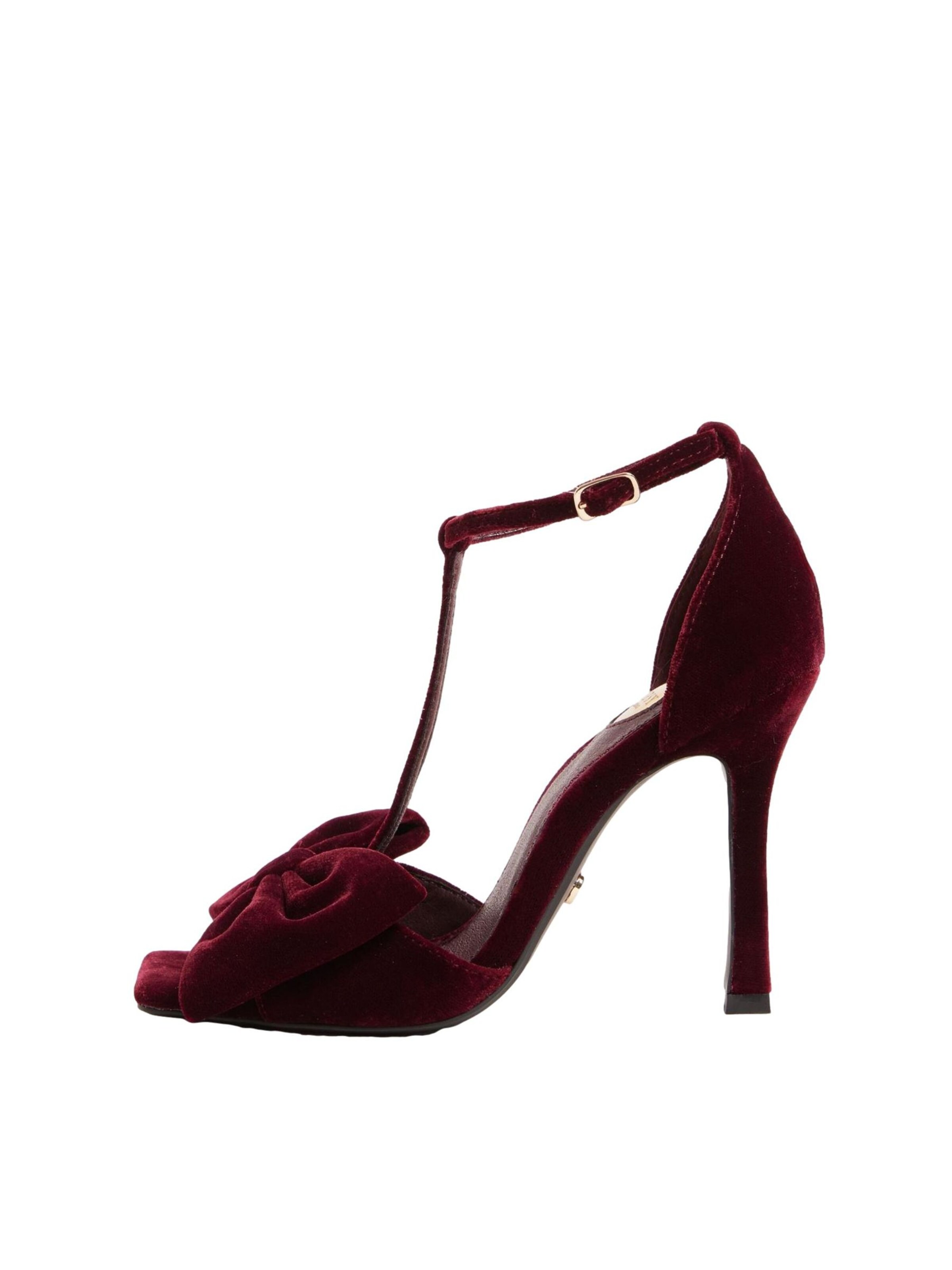 Lipsy Босоножки с ремешком в Красный: спереди