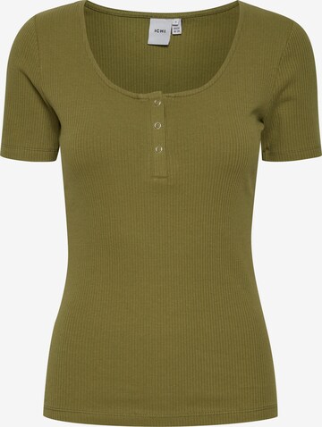 ICHI Shirt in Groen: voorkant