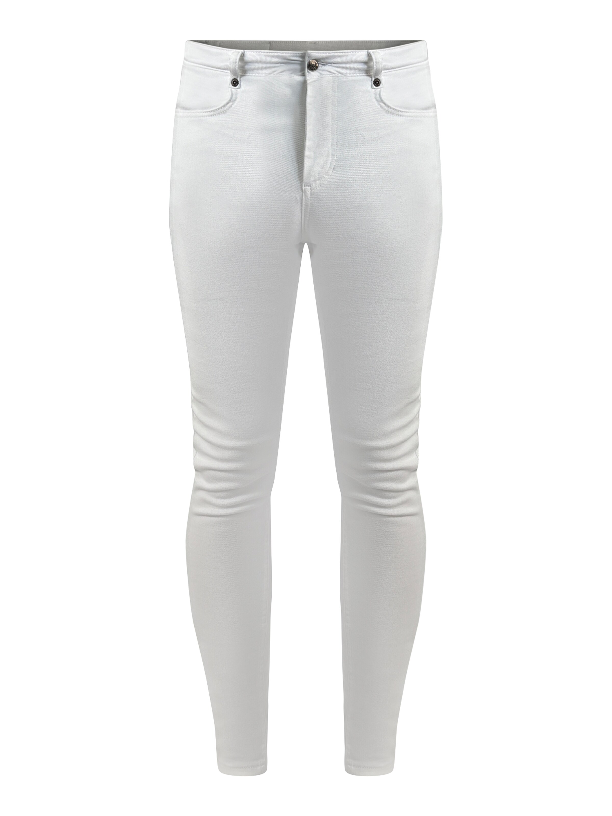 Skinny Jeans di SikSilk in bianco: frontale