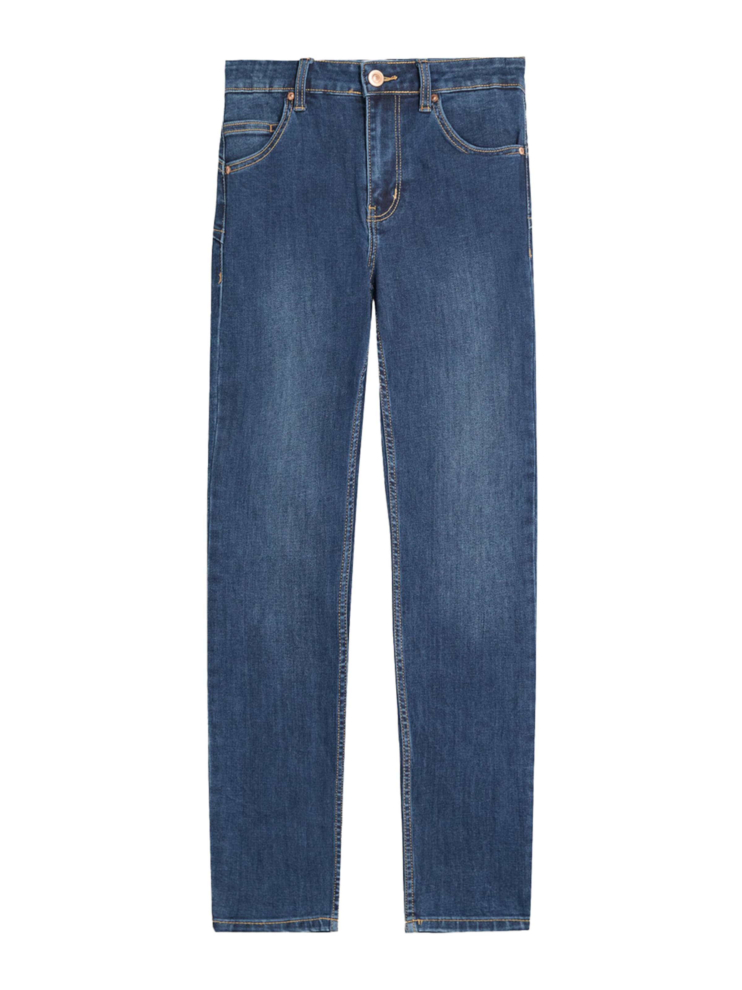 Bershka Skinny Jeans i blå: framsida