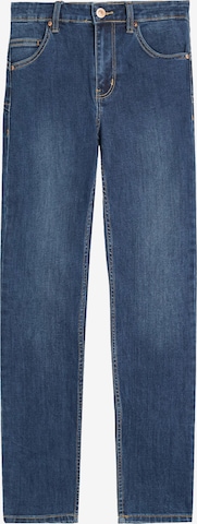 Bershka Skinny Fit Дънки в синьо: отпред
