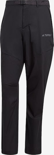ADIDAS TERREX Outdoor Pants 'Xploric' in Grey / Black, Item view