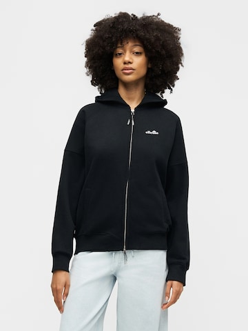 ELLESSE Ζακέτα φούτερ 'Pianella' σε μαύρο: μπροστά