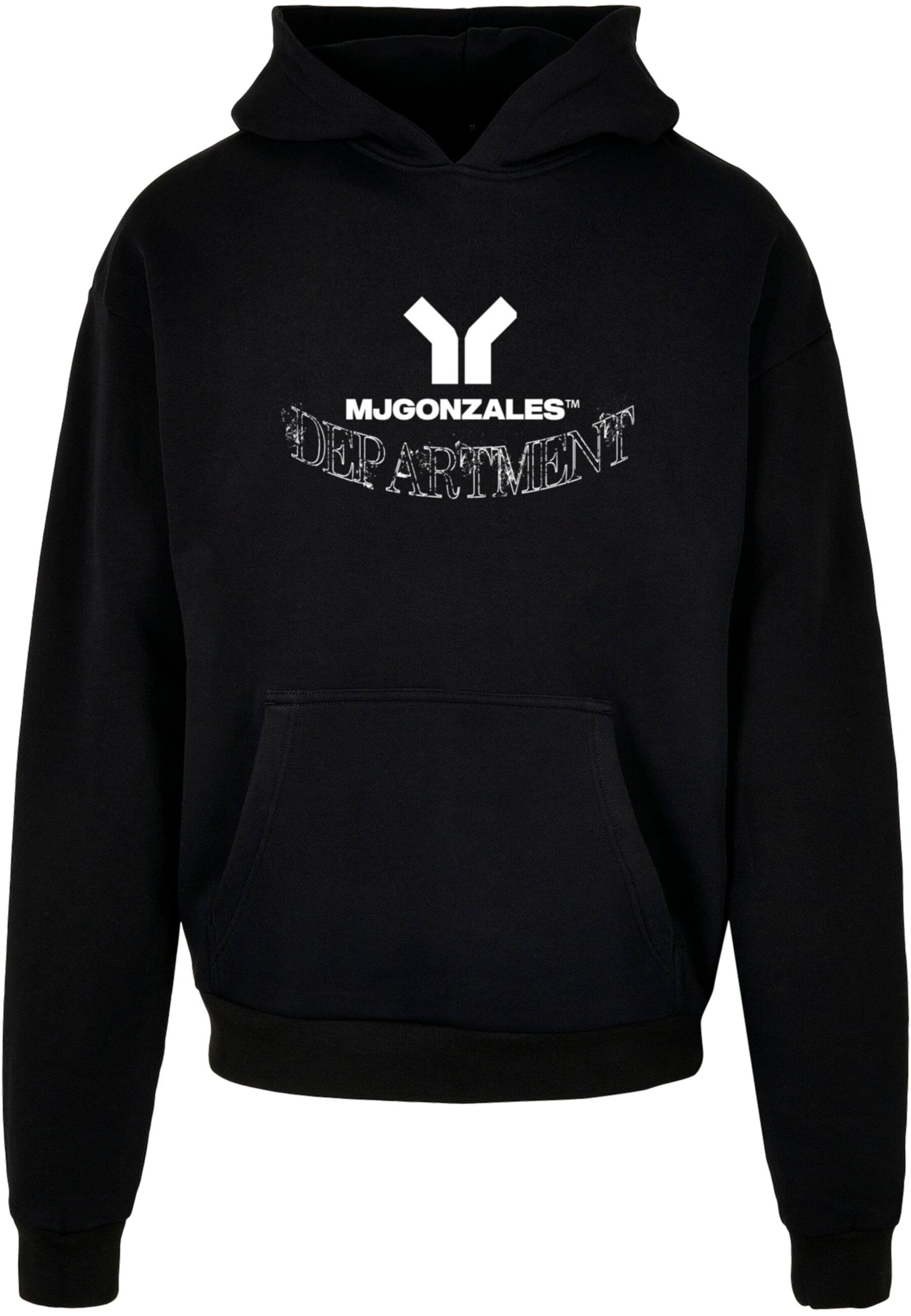MJ Gonzales Sweatshirt 'Department' in Black: front