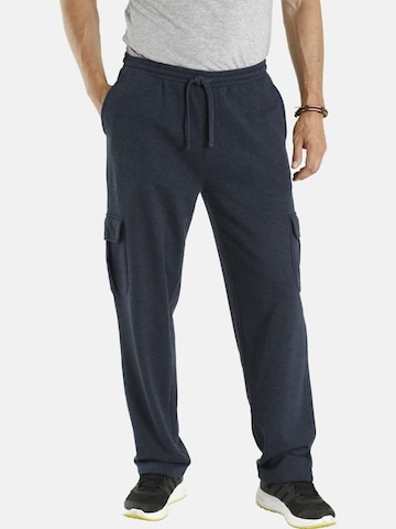 Loosefit Pantalon 'Valen' Jan Vanderstorm en gris : devant