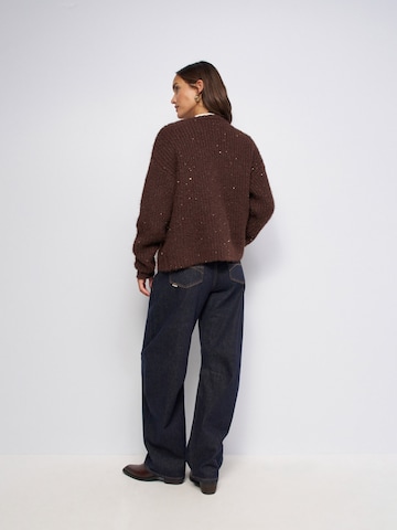 Cardigan Salsa Jeans en marron