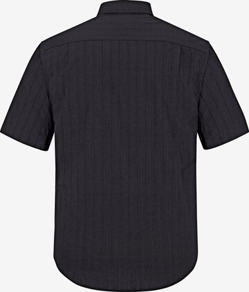 Jan Vanderstorm Comfort fit Button Up Shirt ' Jorma ' in Black