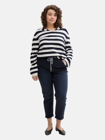 TOM TAILOR Slimfit Hose in Blau