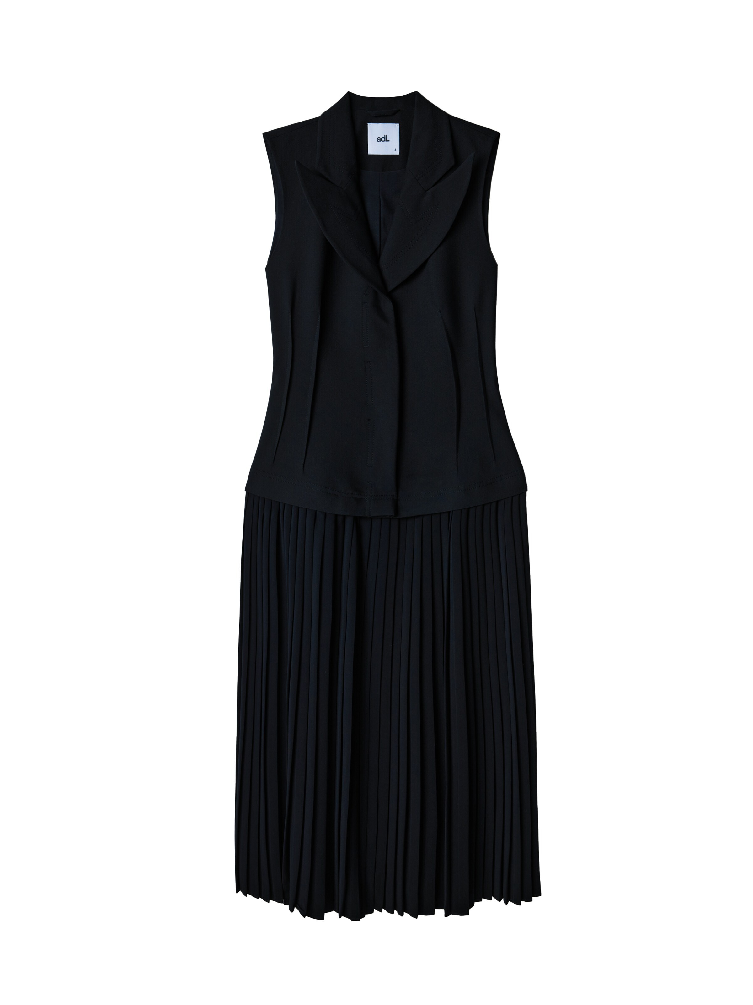 Robe adl en noir : devant