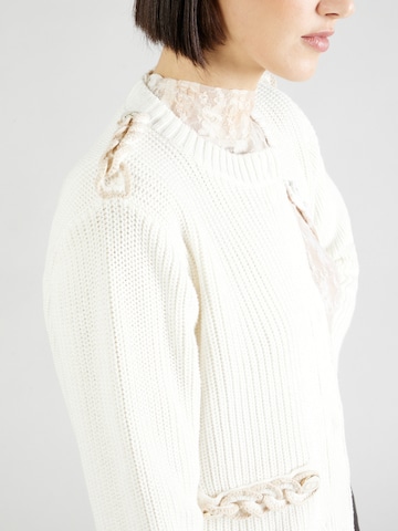 Twinset Knit Cardigan in White