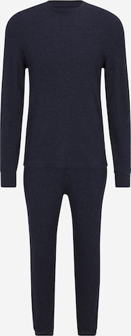 Abercrombie & Fitch Pyjamas lang i blå: forside
