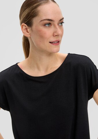 T-shirt s.Oliver BLACK LABEL en noir