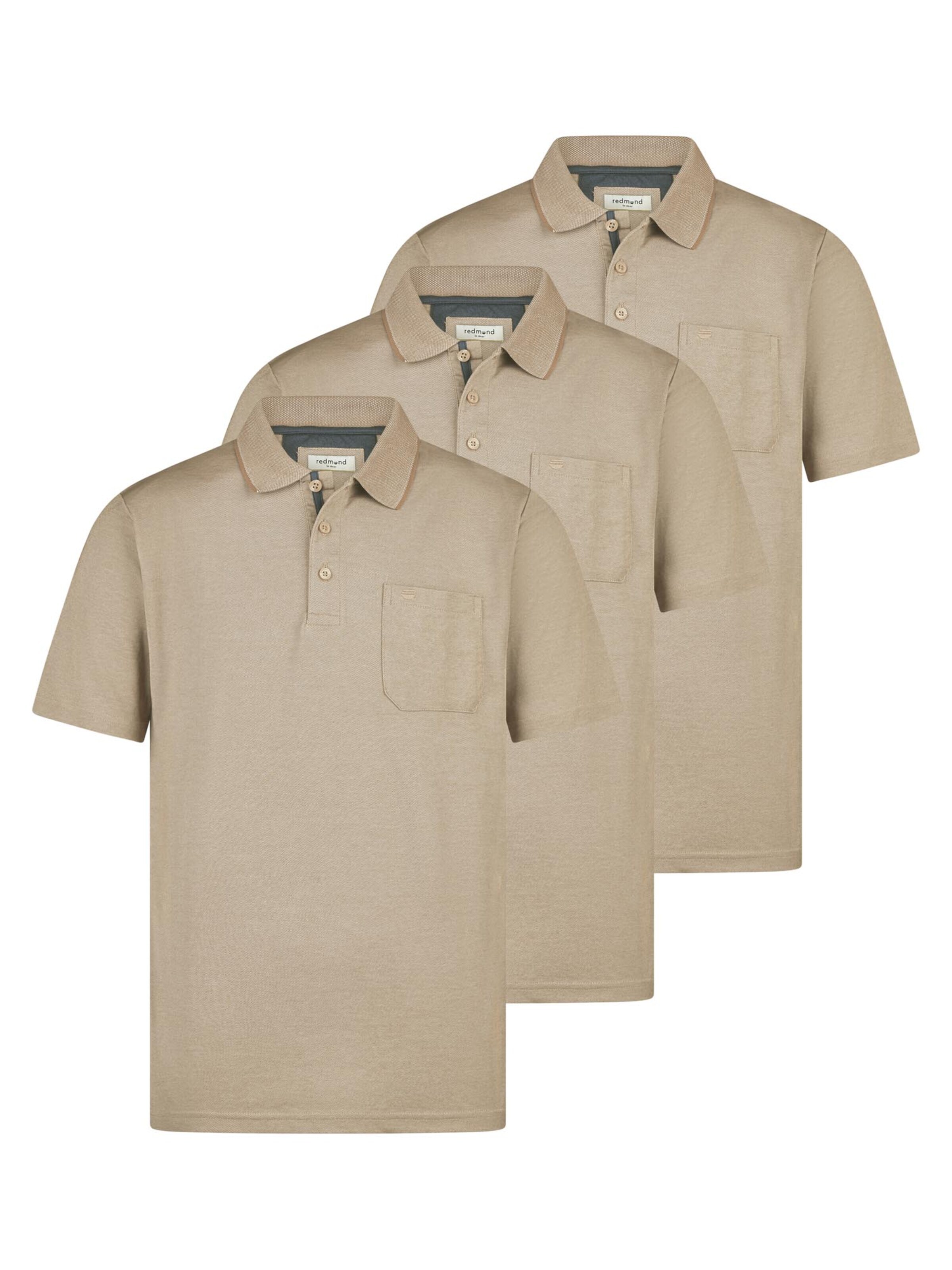 redmond Shirt 'Basic' in Beige: front