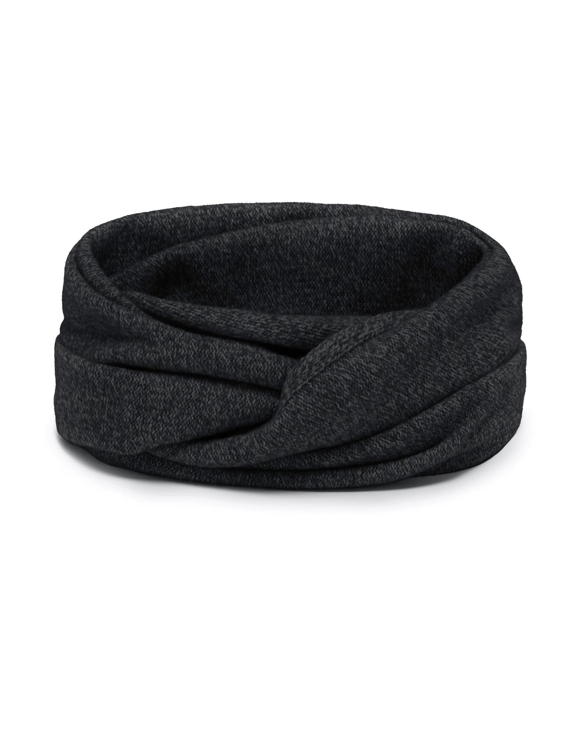 Vivisence Loop scarf '7108' in Black: front