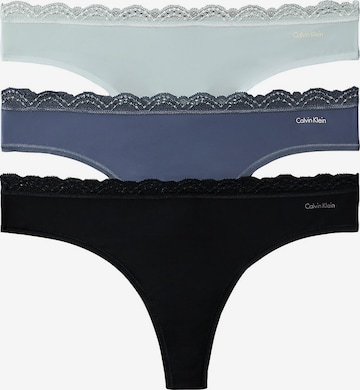 String Calvin Klein Underwear en bleu : devant