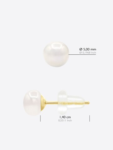 Boucles d'oreilles 'BASTILLE' Ateliers Saint Germain en jaune