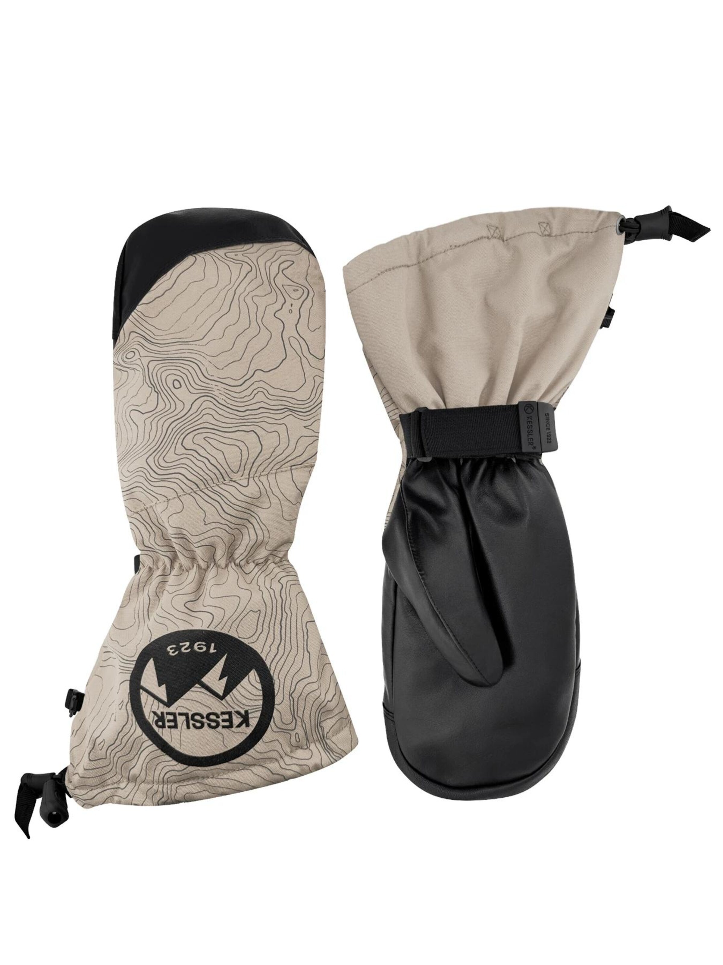 KESSLER Fingerhandschuhe‌‌ in Grau: Vorderseite