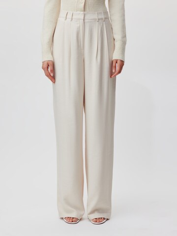 LeGer by Lena Gercke - regular Pantalón plisado 'Draco Tall' en beige: frente